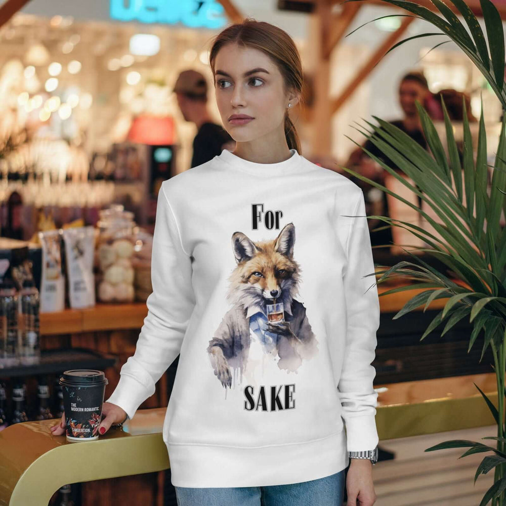 For Fox Sake Sweatshirt Sweatshirt Printify