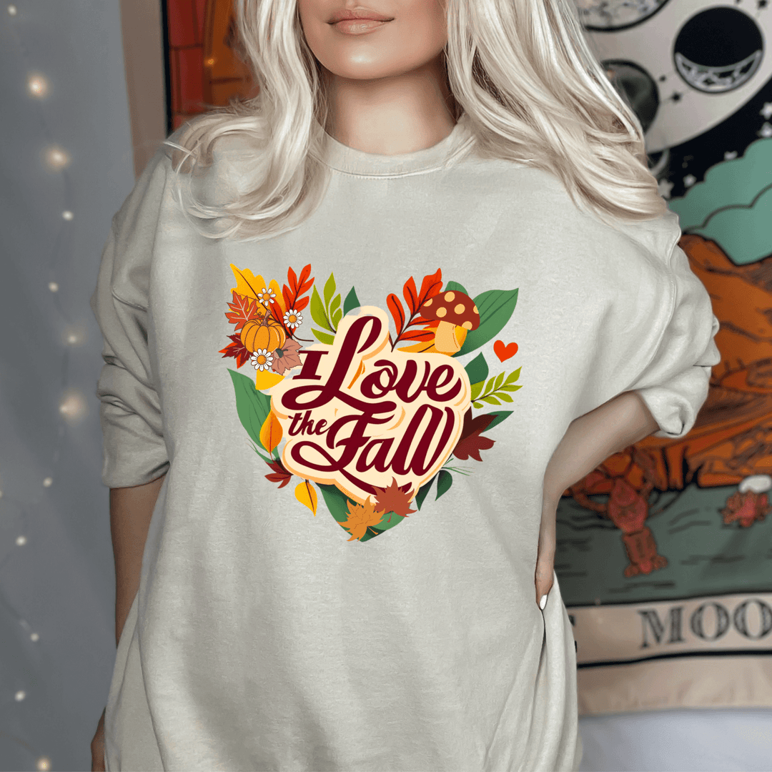 Fall Love Sweatshirt - I Love the Fall Sweatshirt Printify