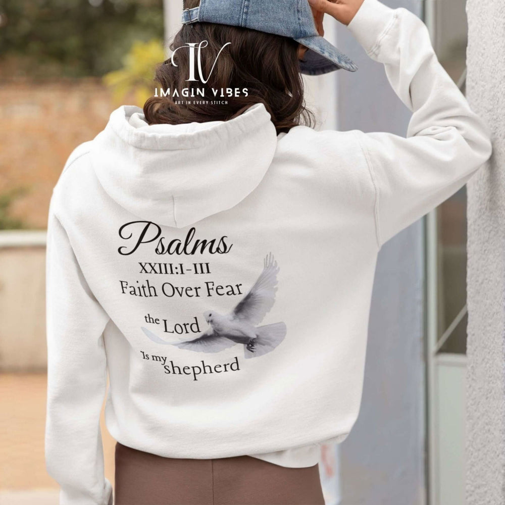 Faith Over Fear Hoodie Hoodie Printify