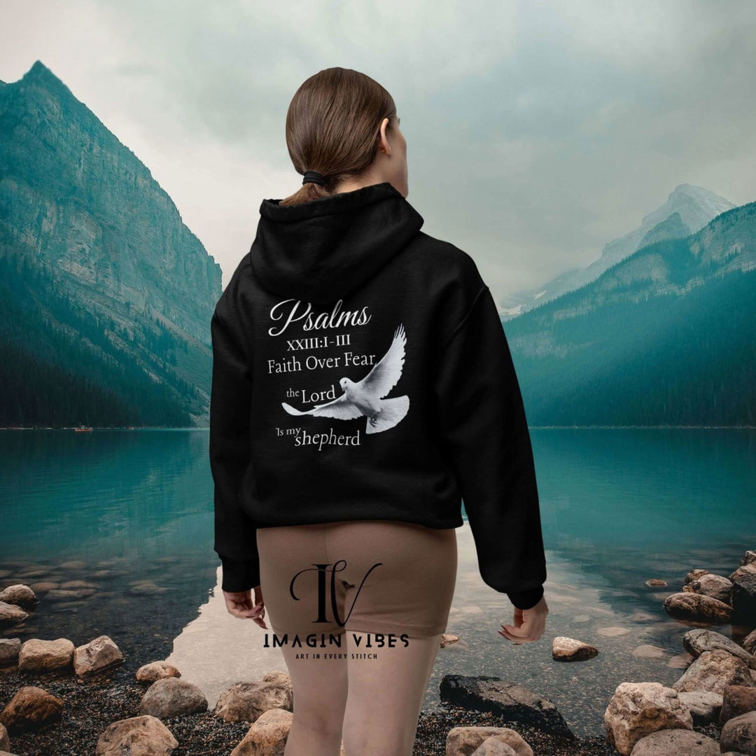Faith Over Fear Hoodie Hoodie Printify