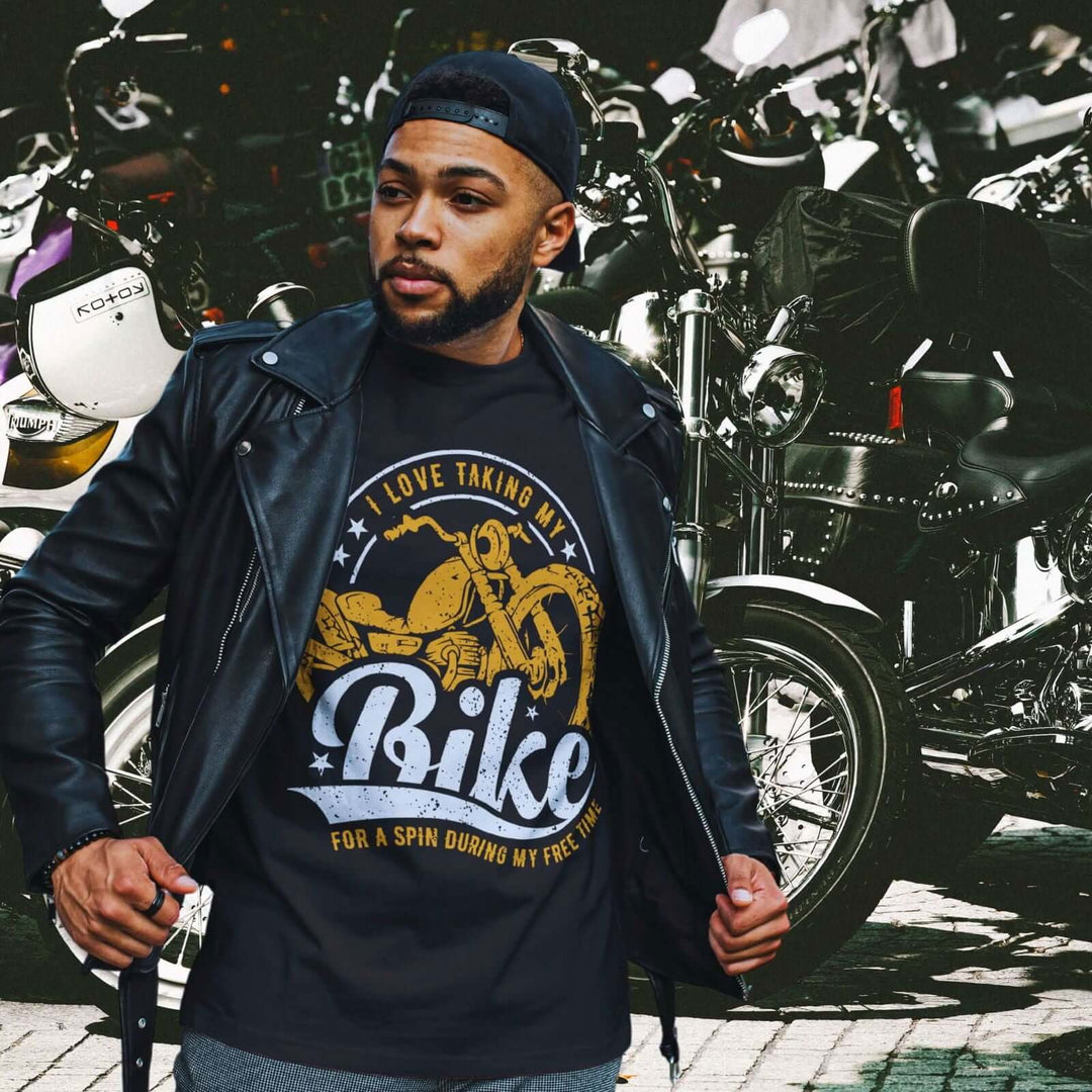 Dirt Bike T-Shirt - Off-Road Biking Graphic Tee T-Shirt Printify Black XL