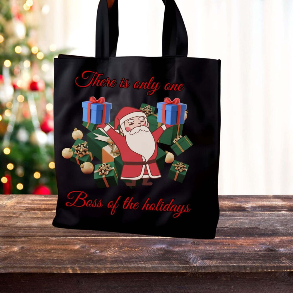 Boss Of The Holidays Christmas Tote Bag Accessories Printify