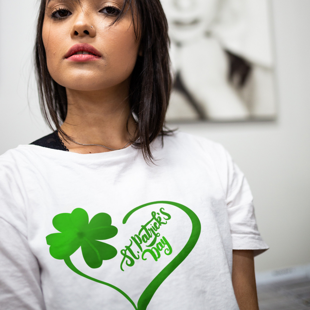 St Patrick's Day Graphic Tee T-Shirt Printify White M