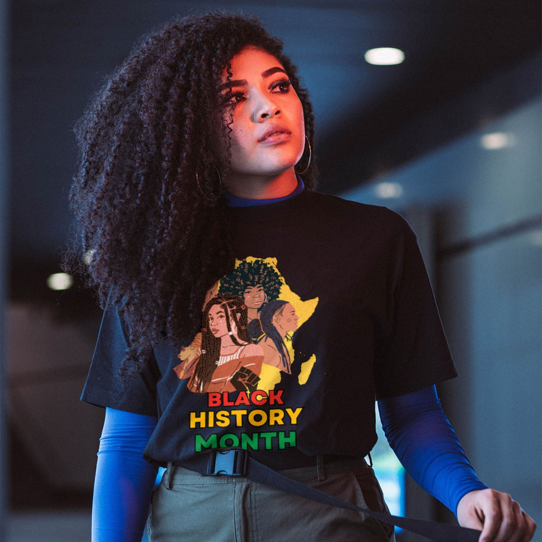 Black History Month Tee T-Shirt Printify Black S