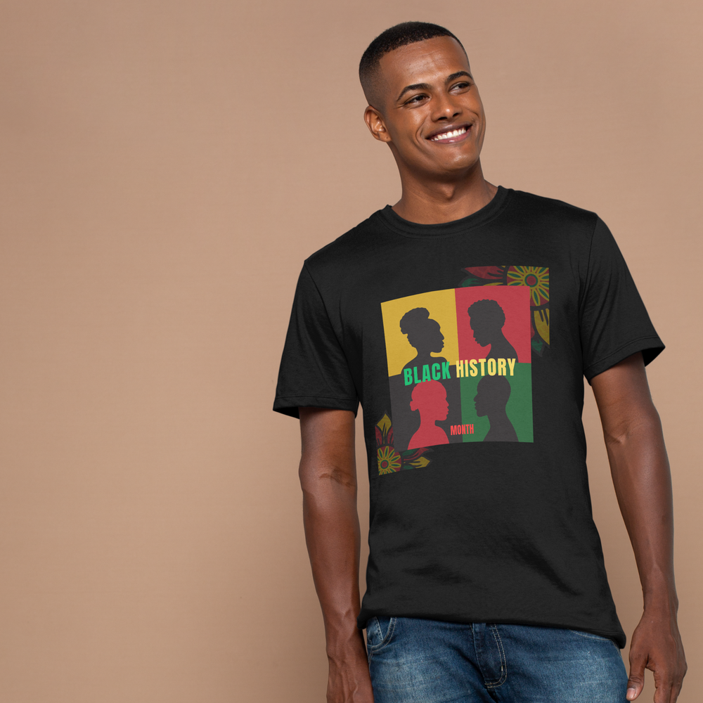 Pan-African Colors T-Shirt T-Shirt Printify Black M