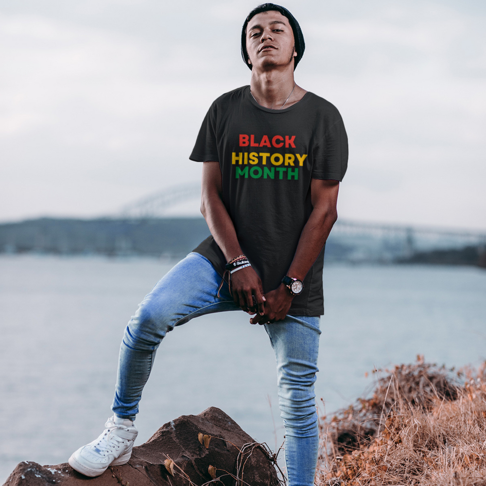 Black History Month Tee T-Shirt Printify Black M