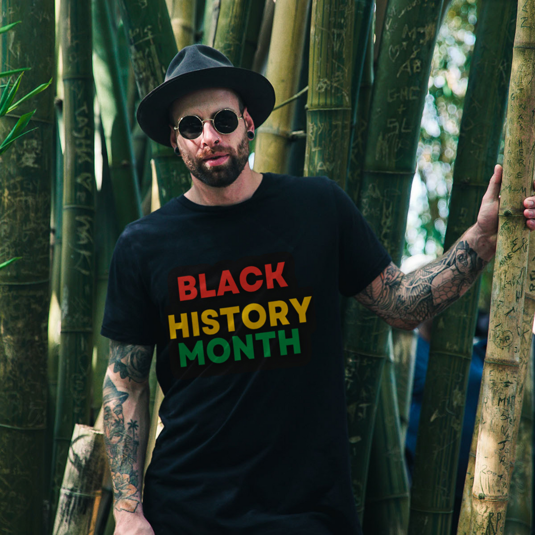 Black History Month Tee T-Shirt Printify Black L