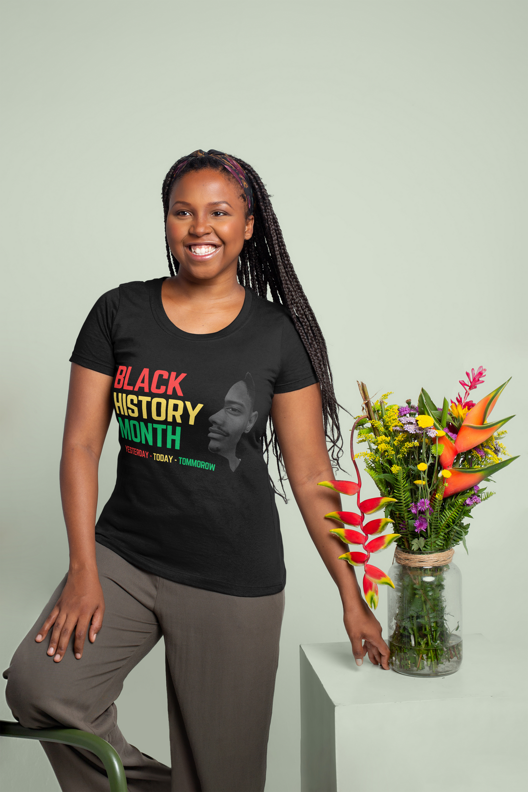 Unique Black History Month T-Shirt T-Shirt Printify Black S