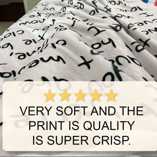 Dear Dad - From Son - Personalized Giant Love Letter Blanket - SS361-Dad All Over Prints Printify