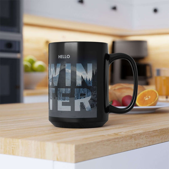 Hello Winter Ceramic Mug Mug Printify