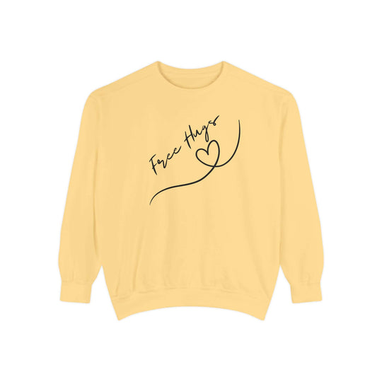 Free Hugs Sweatshirt Sweatshirt Printify Butter S