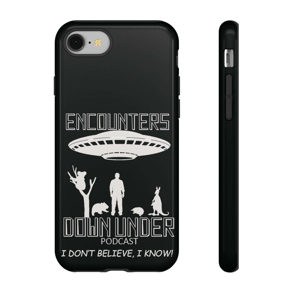 Encounters Down Under Podcast Tough Cases - Protect Your Tech Phone Case Printify iPhone 8 Glossy