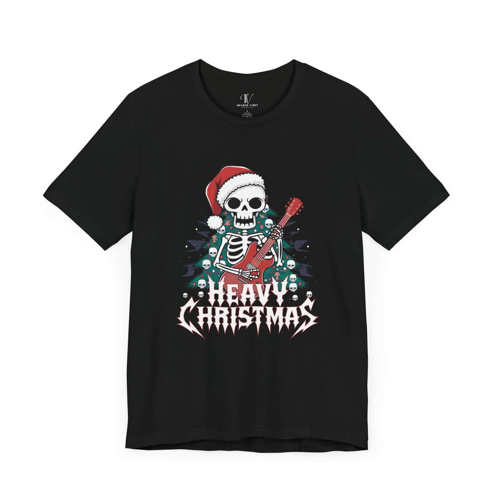 Heavy Christmas Tee T-Shirt Printify Black XS