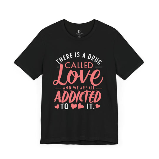 Love Drug Graphic Tee T-Shirt Printify Black M