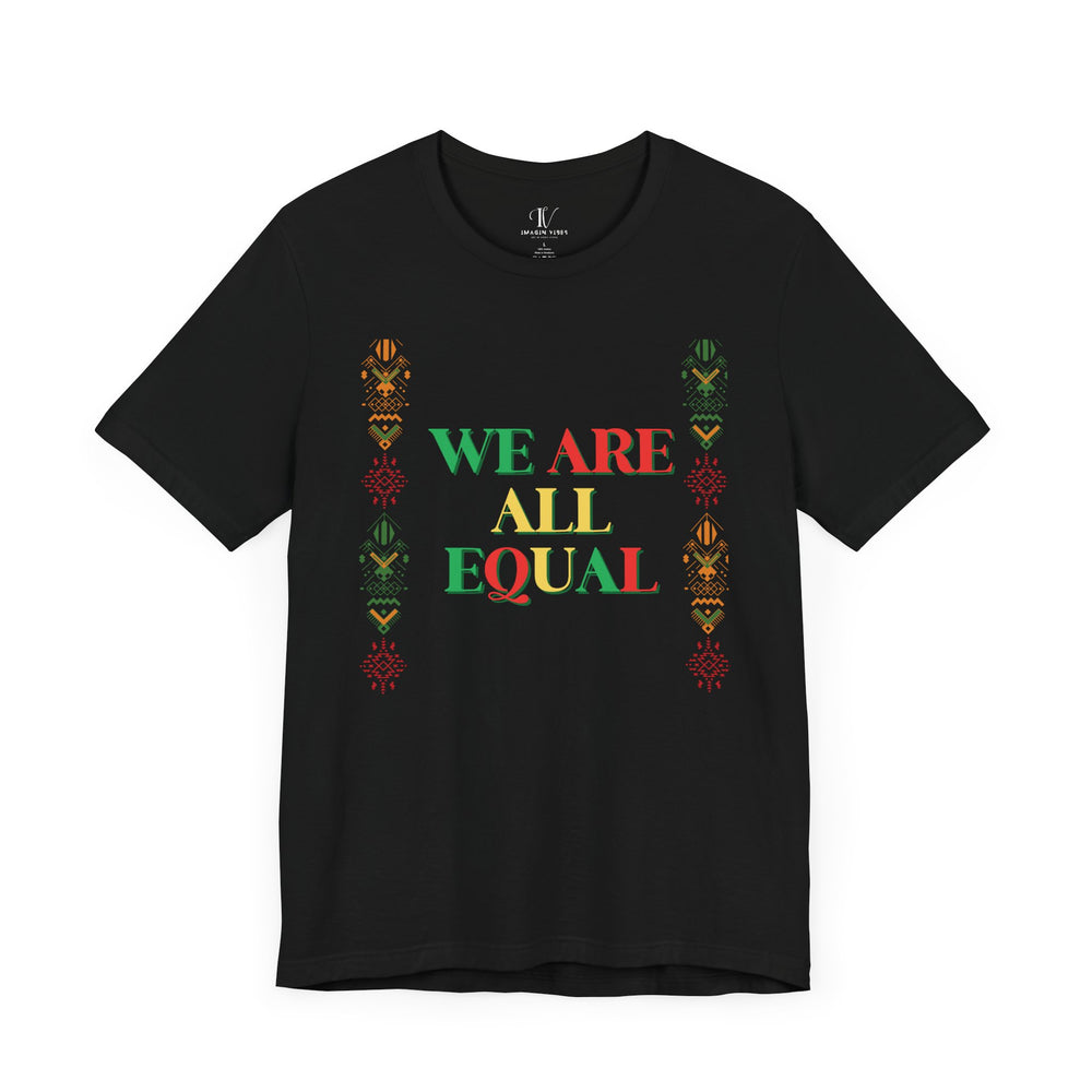 Equality Graphic Tee T-Shirt Printify Black XS