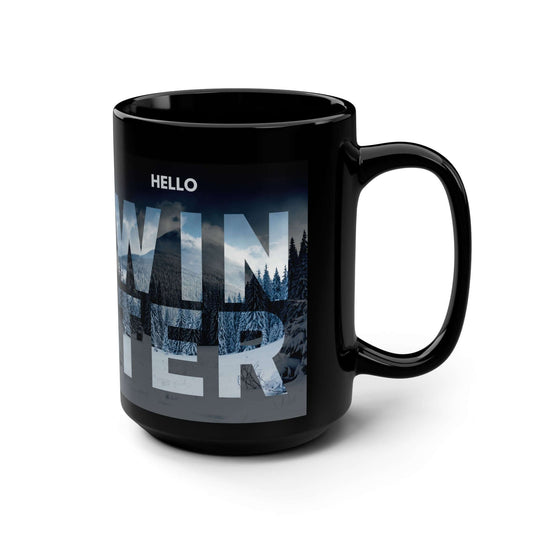 Hello Winter Ceramic Mug Mug Printify