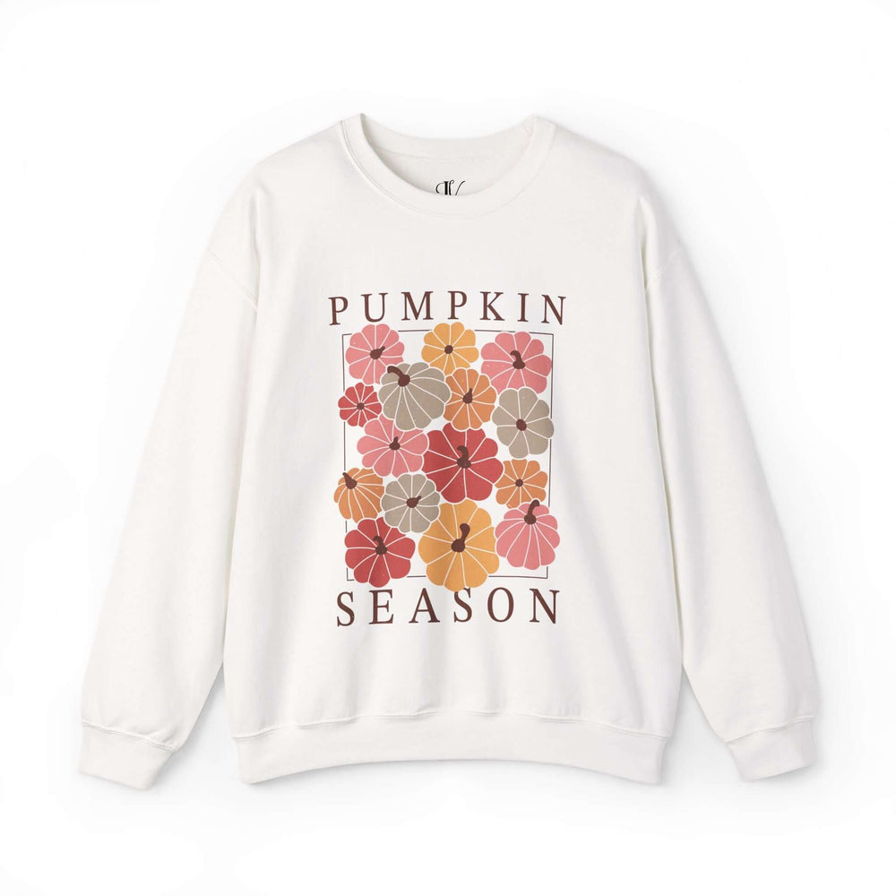 Pumpkin Season: Boho Fall Sweatshirt Sweatshirt Printify