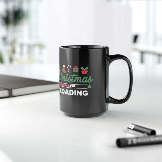 Christmas Loading Mug Mug Printify
