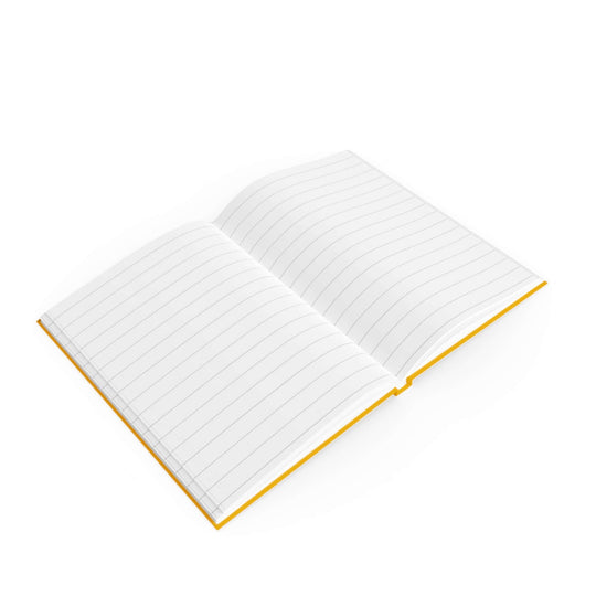 Hard Backed Journal - Boho-Chic Peacock Sunset Flower 'Embrace the Wild' Paper products Printify