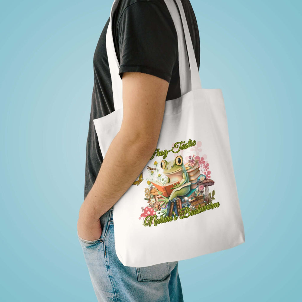 Bookish Frog Tote – Read, Relax, Repeat Bags Printify
