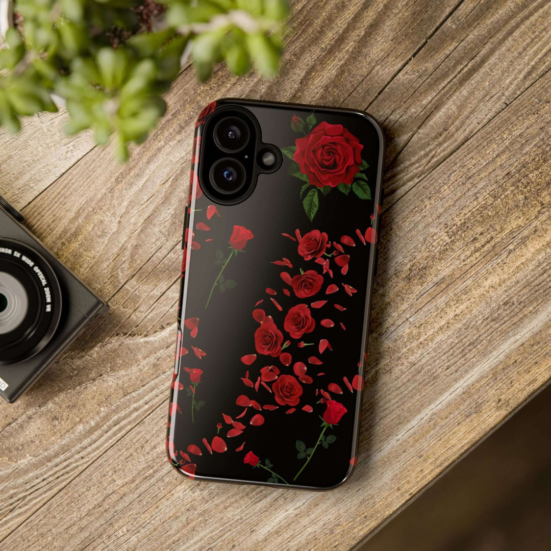 Gothic Floral Tough Case - Dark Elegant Phone Cover Phone Case Printify