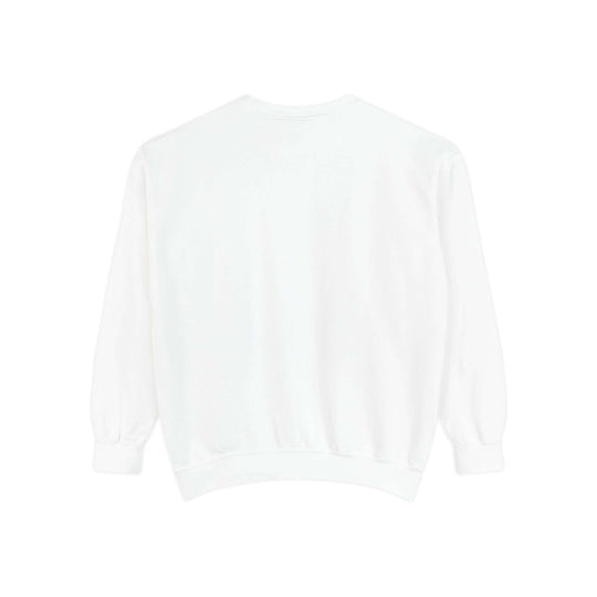 Snowy Nights and Cozy Lights Garment-Dyed Sweatshirt Sweatshirt Printify