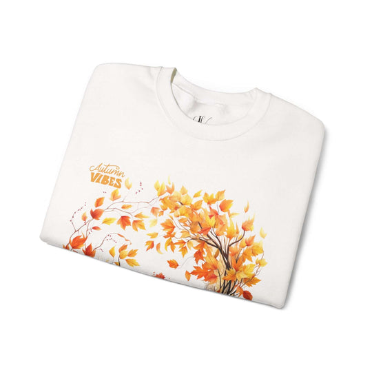 Autumn Vibes Crewneck Sweatshirt Sweatshirt Printify