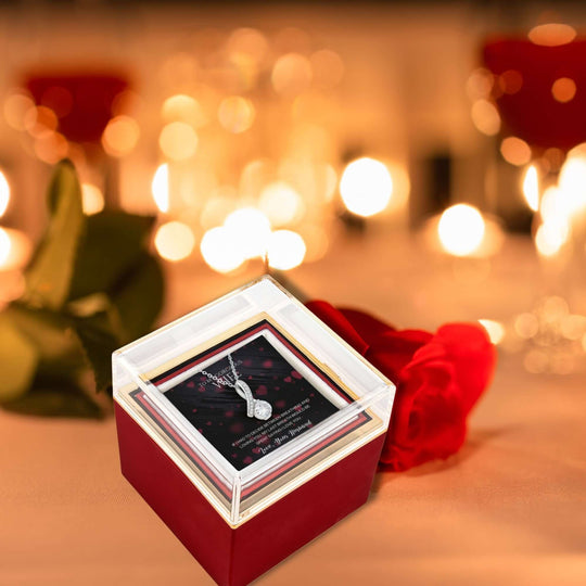 To My Gorgeous Wife - Beautiful Gift Set - Rotating Rose Gift Box -SSW276 Jewelry ShineOn Fulfillment
