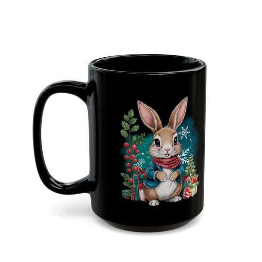 Festive Bunny Mug Mug Printify