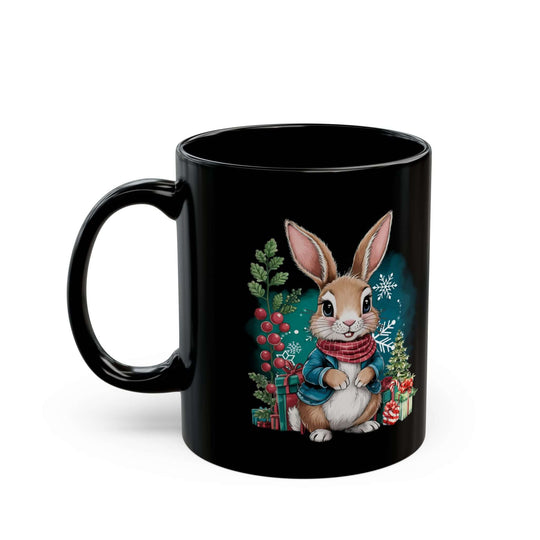 Festive Bunny Mug Mug Printify