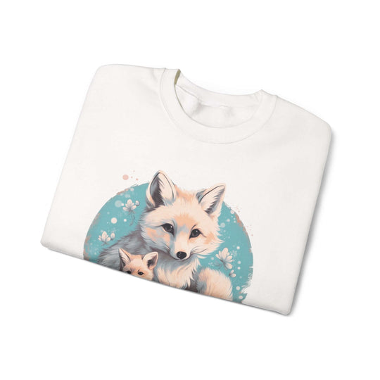 Arctic Foxes Crewneck Sweatshirt Sweatshirt Printify