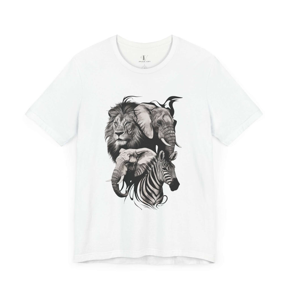 Wildlife Safari Tee T-Shirt Printify White XS