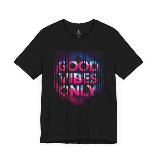 Good Vibes Only Tee T-Shirt Printify Black XS
