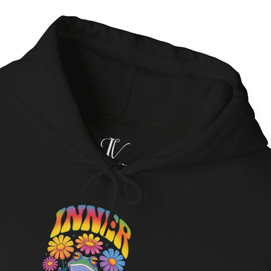 Hoodie Inner Harmony Frog Psychedelic Hoodie Printify