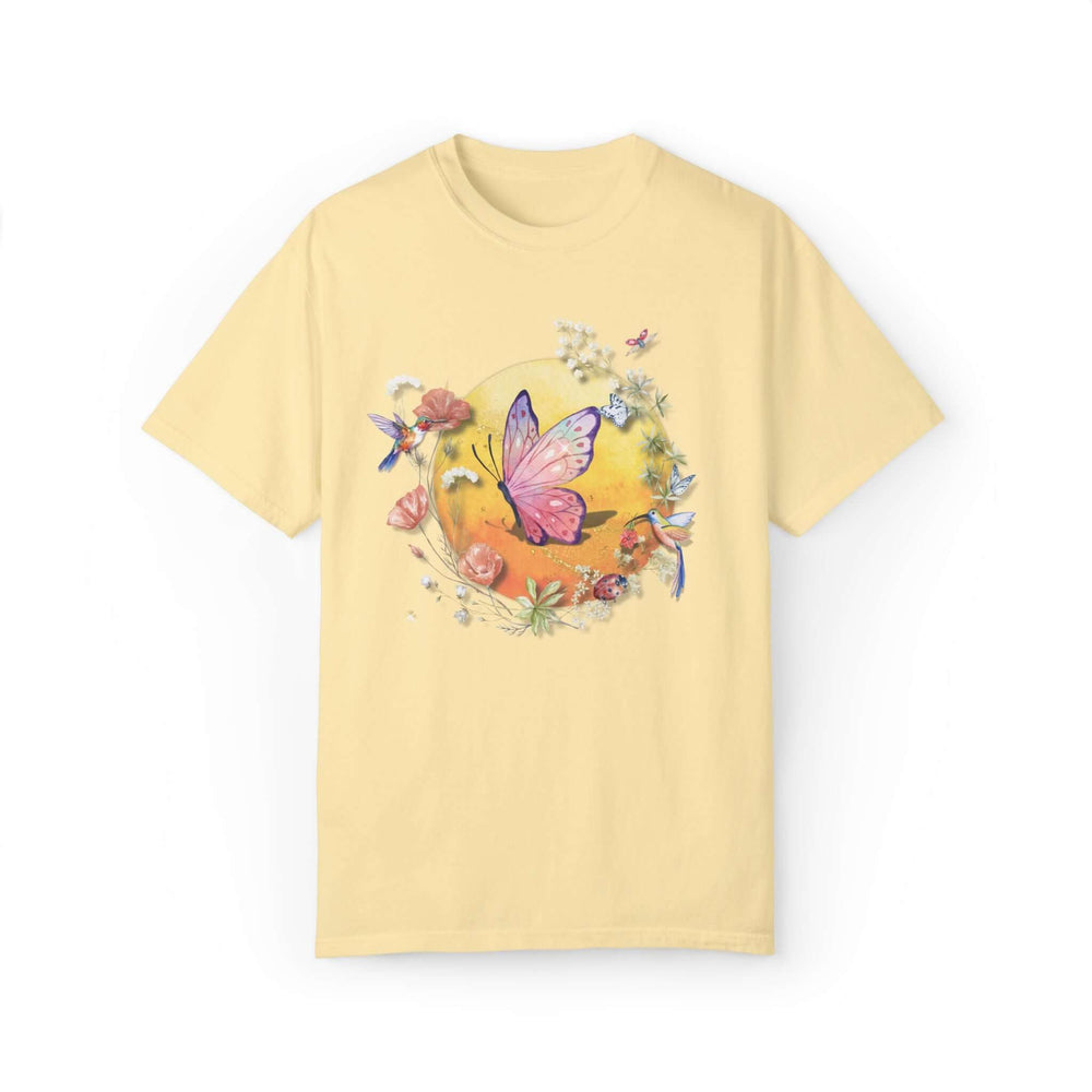 Nature-Inspired Watercolor Butterfly T-shirt T-Shirt Printify Banana S