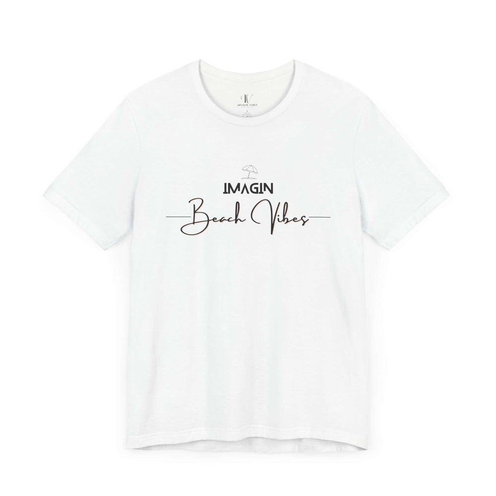 Imagin Beach Vibes Unisex Tee T-Shirt Printify White XS