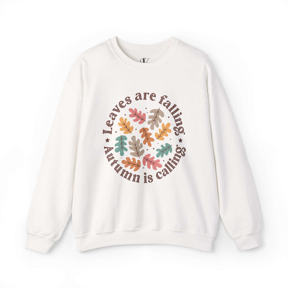 Leaves Are Falling: Autumn Boho Sweatshirt Sweatshirt Printify