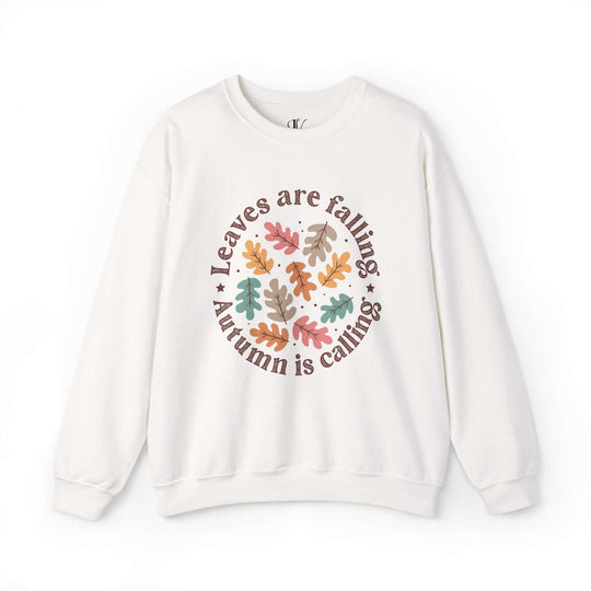 Leaves Are Falling: Autumn Boho Sweatshirt Sweatshirt Printify
