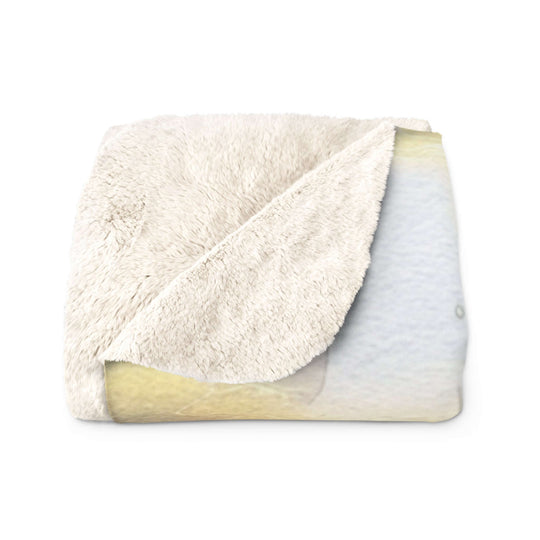 Sherpa Fleece Blanket - "Sweet Dreamzzz" Ghost Home Decor Printify