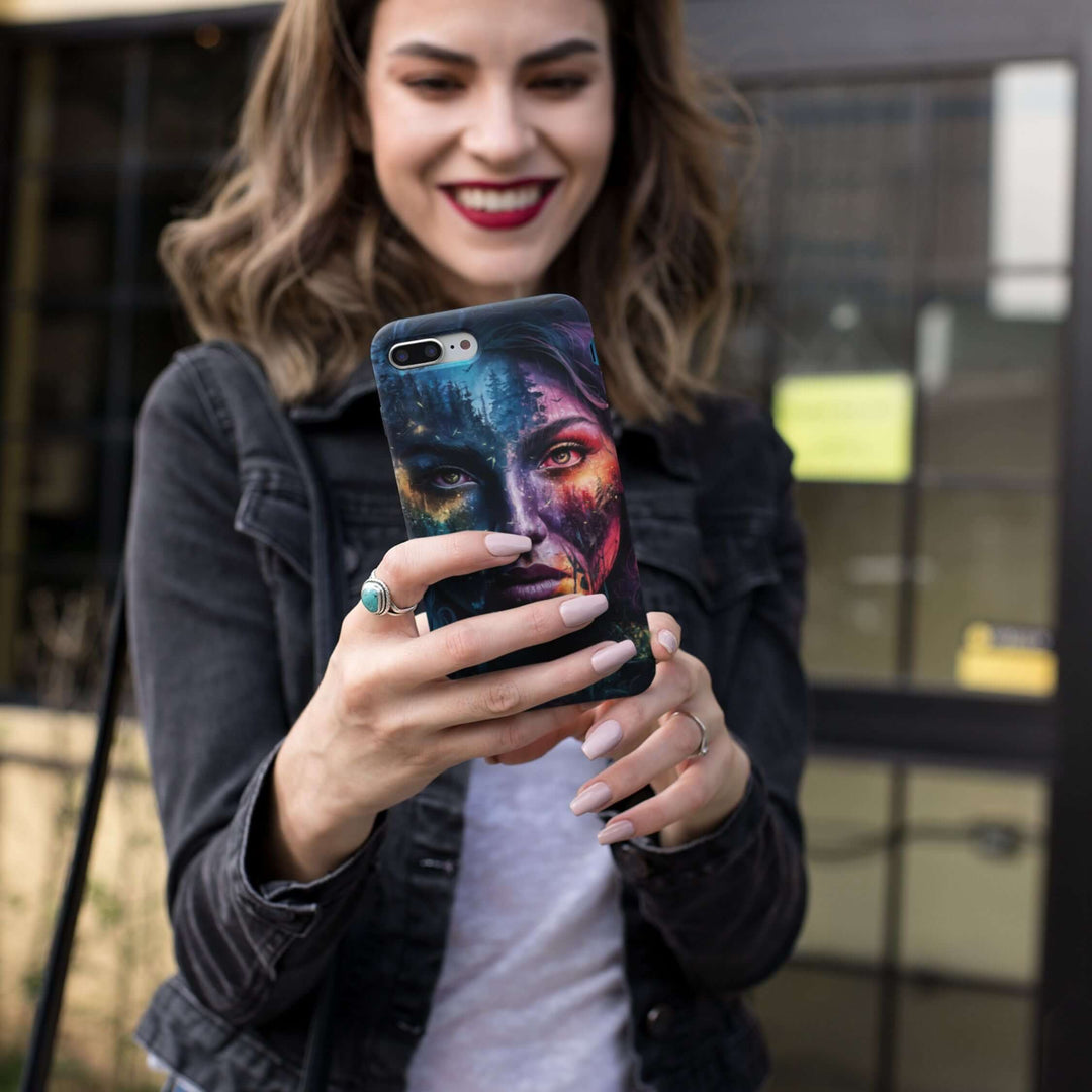 Artistic Portrait Tough Cases Phone Case Printify