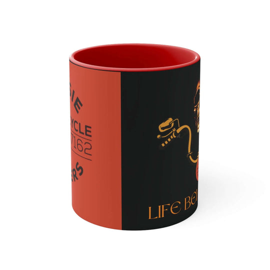 Aussie Motorcycle Movers Brand Mug - Life Behind Bars Mug Mug Printify