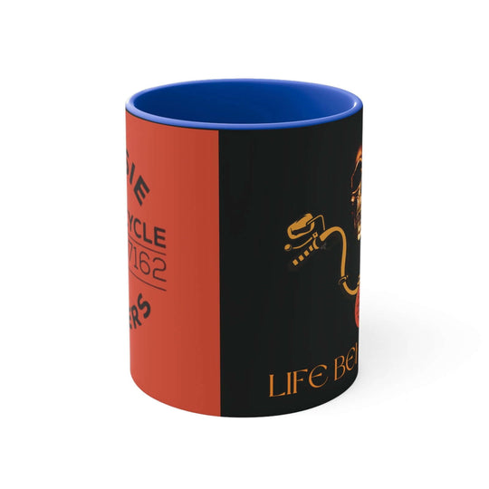 Aussie Motorcycle Movers Brand Mug - Life Behind Bars Mug Mug Printify
