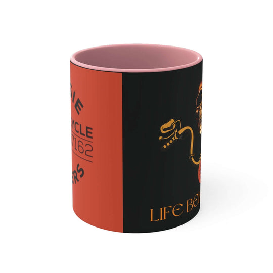 Aussie Motorcycle Movers Brand Mug - Life Behind Bars Mug Mug Printify