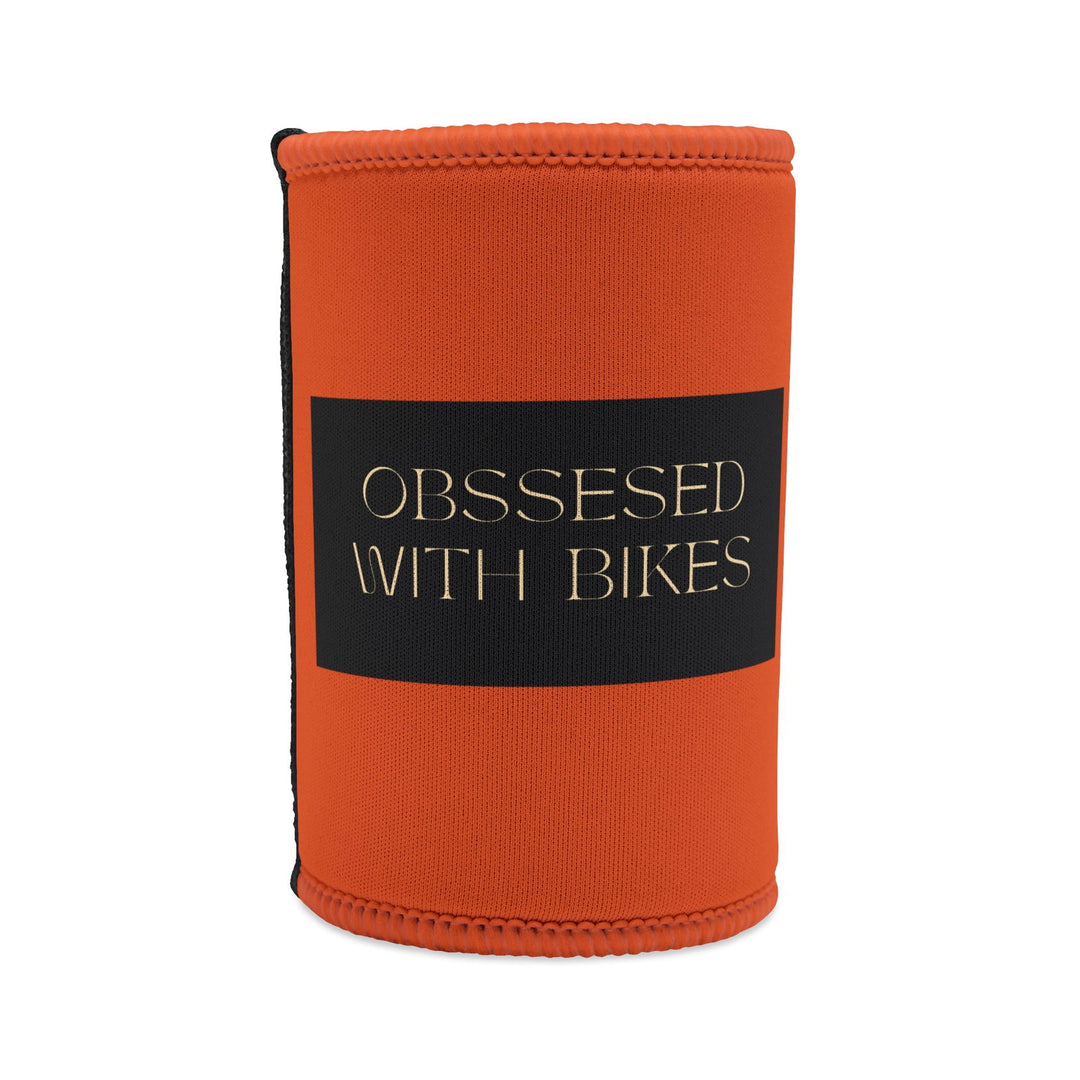 Aussie Motorcycle Movers, Obssed With Bikes Stubby Cooler Accessories Printify