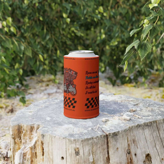 Aussie Motorcycle Movers, Roses Are Red Racing Stubby Cooler Accessories Printify