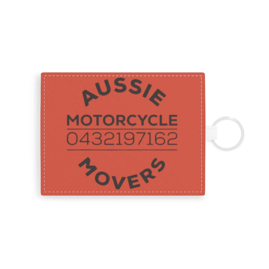 Aussie Motorcycle Movers Saffiano Leather Card Holder - Support The Brand in Style Accessories Printify One size White