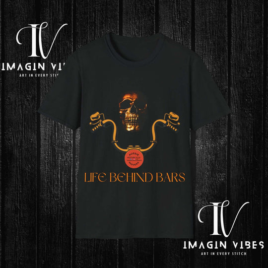 Aussie Motorcycle Movers Shirt Life Behind Bars T-Shirt Printify Black S