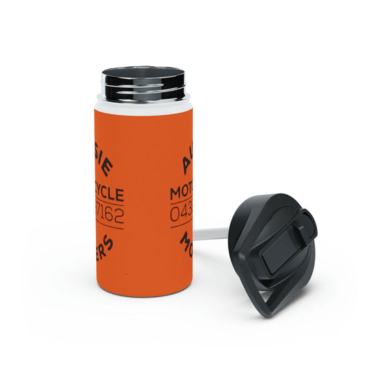 Aussie Motorcycle Movers Stainless Steel Water Bottle, Standard Lid Mug Printify