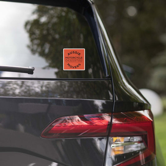 Aussie Motorcycle Movers Sticker - Support the Brand, Stick the Logo Around Imagin Vibes 4″×4″