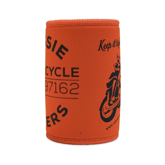 Aussie Motorcycle Movers Supporter Stubby Cooler - Mick Train legendary saying Accessories Printify